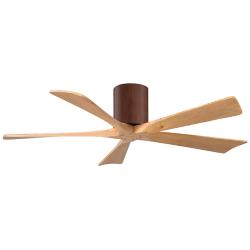 52" Irene-5H Walnut and Light Maple Tone Ceiling Fan