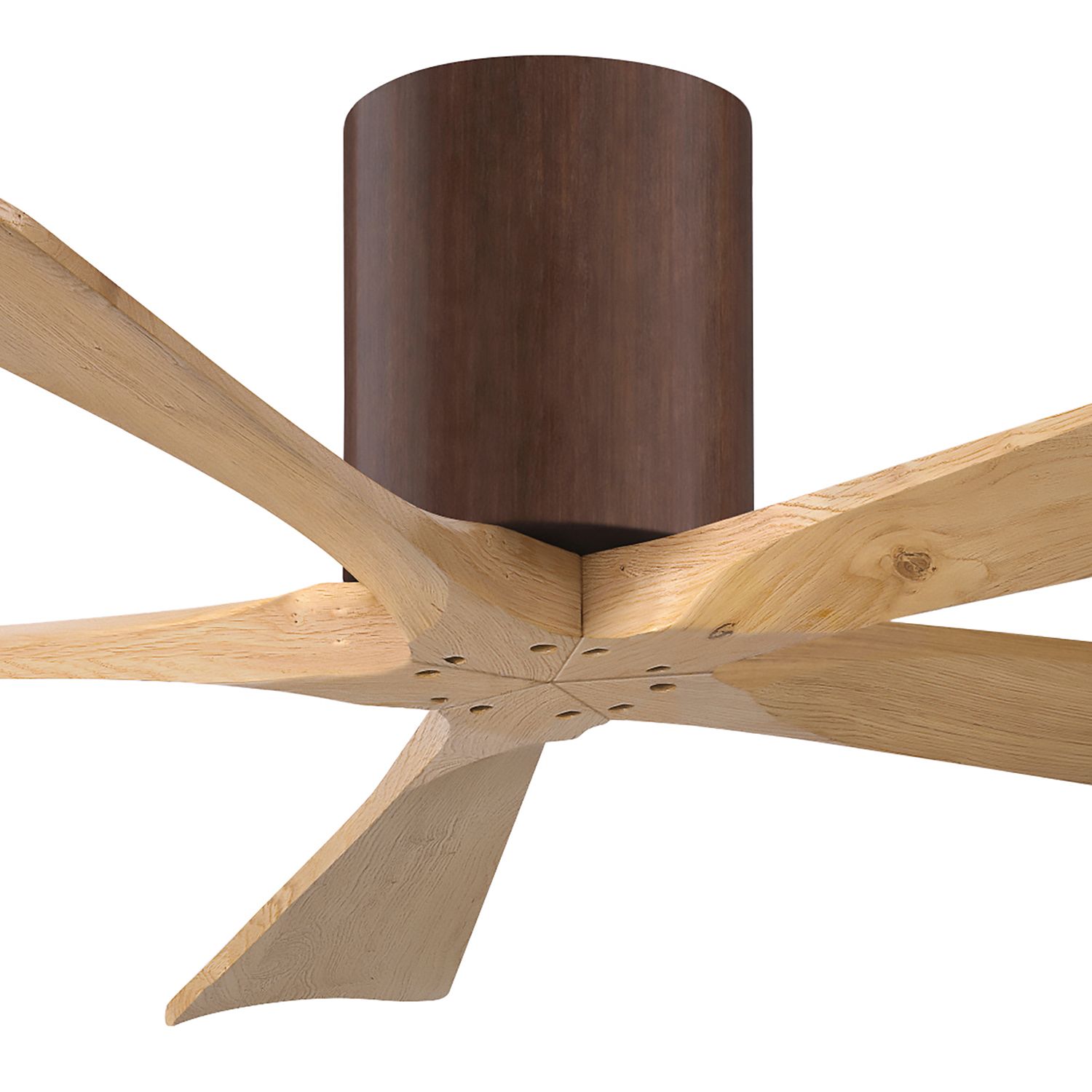 Image 5 52" Irene-5H Walnut and Light Maple Tone Ceiling Fan more views