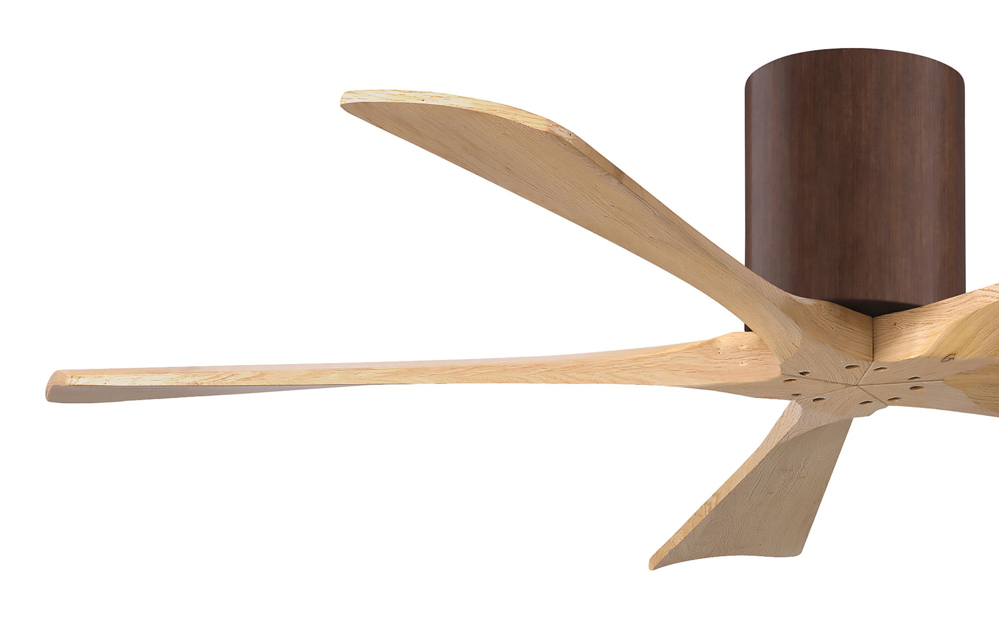 Image 6 52" Irene-5H Walnut and Light Maple Tone Ceiling Fan more views