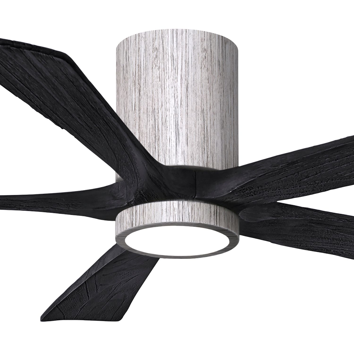 Image 2 52" Irene-5HLK Barnwood and Matte Black LED Ceiling Fan more views