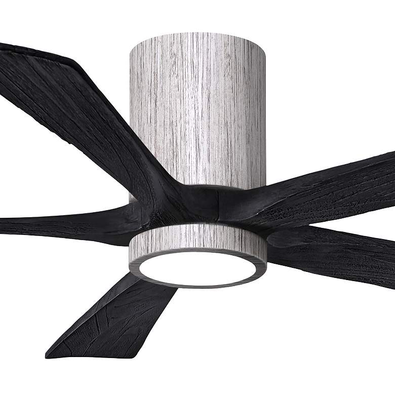 Image 2 52" Irene-5HLK Barnwood and Matte Black LED Ceiling Fan more views