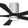 2_52" Irene-5HLK Barnwood and Matte Black LED Ceiling Fan more views