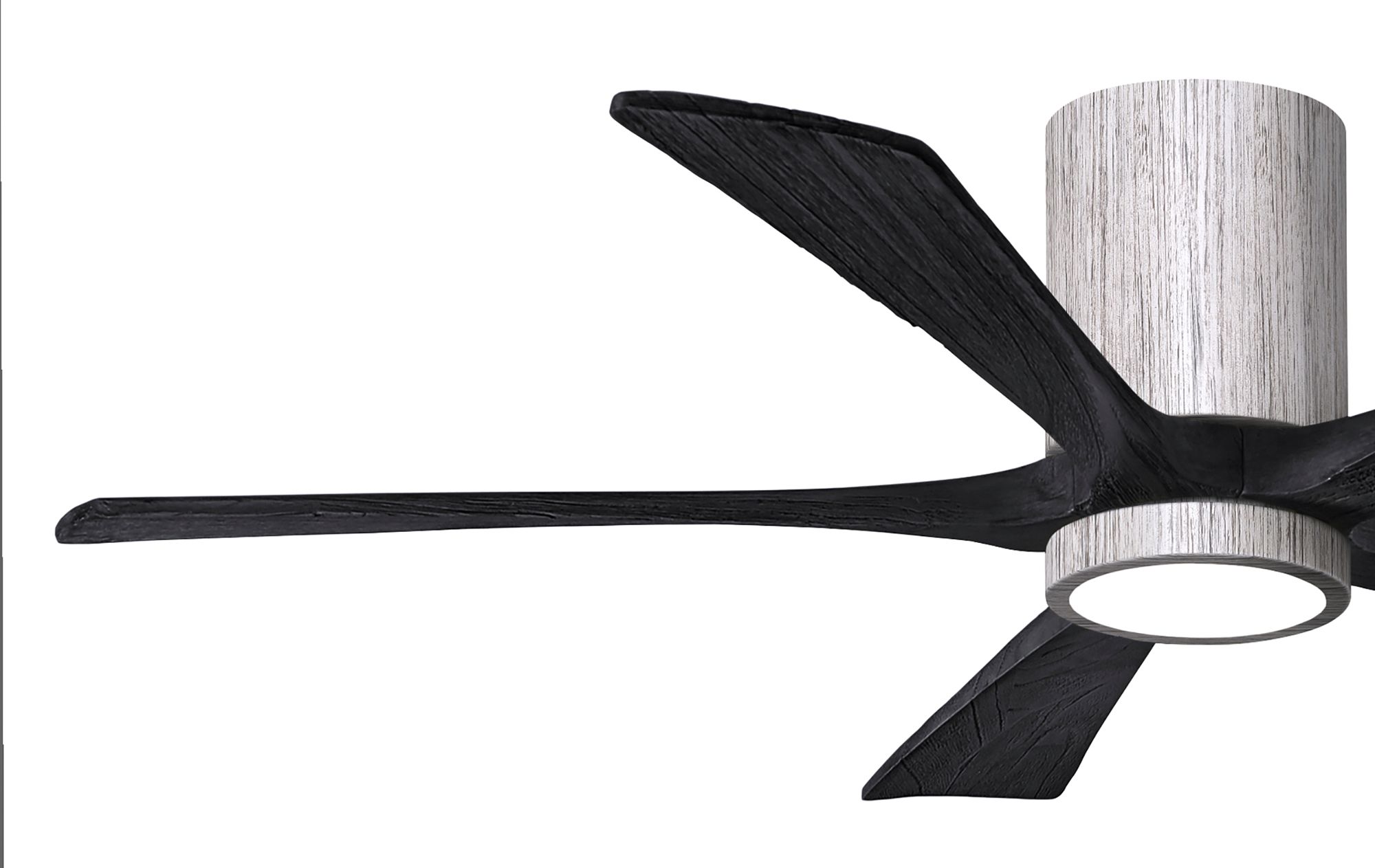 Image 3 52" Irene-5HLK Barnwood and Matte Black LED Ceiling Fan more views