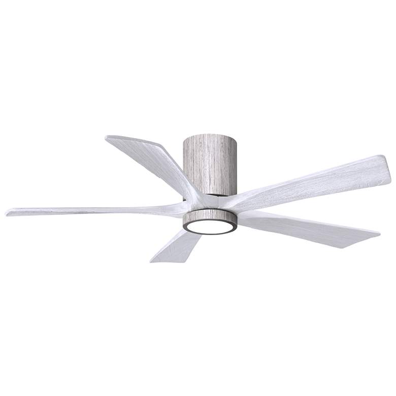 Image 1 52 inch Irene-5HLK Barnwood and Matte White LED Ceiling Fan