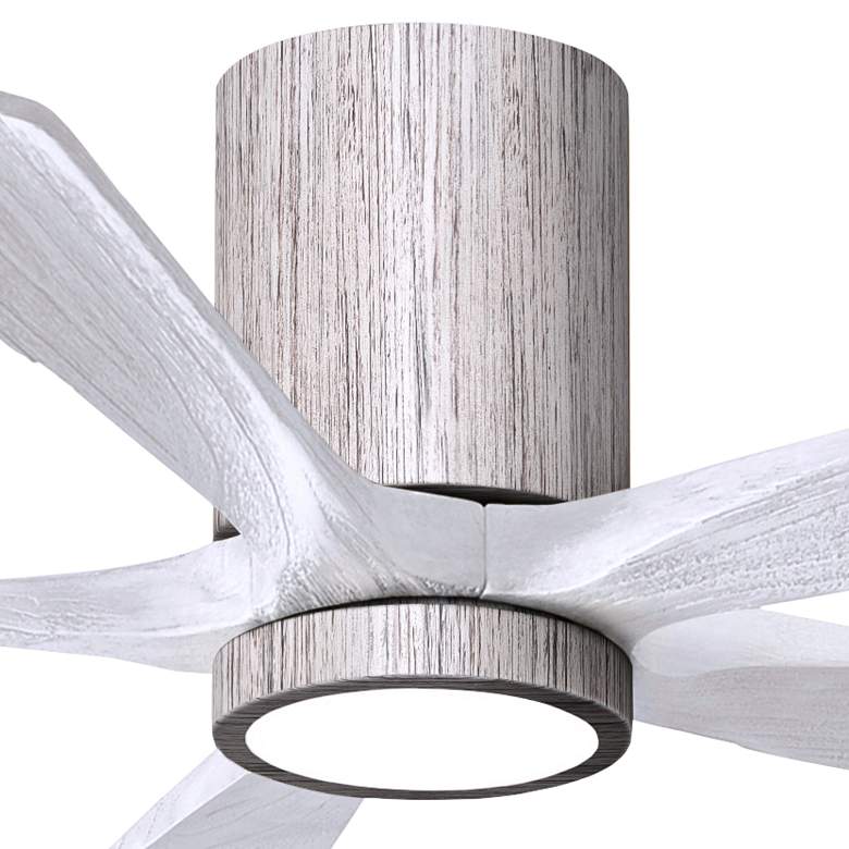 Image 2 52" Irene-5HLK Barnwood and Matte White LED Ceiling Fan more views