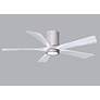 3_52" Irene-5HLK Barnwood and Matte White LED Ceiling Fan more views
