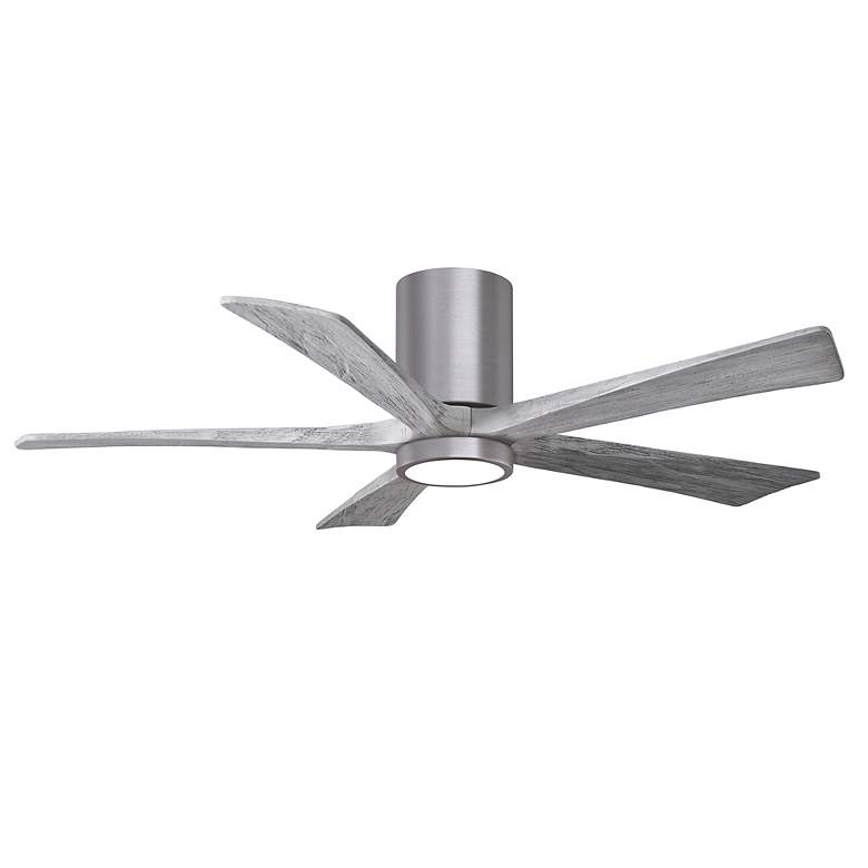 Image 2 52" Irene-5HLK Brushed Pewter and Barnwood Ceiling Fan more views