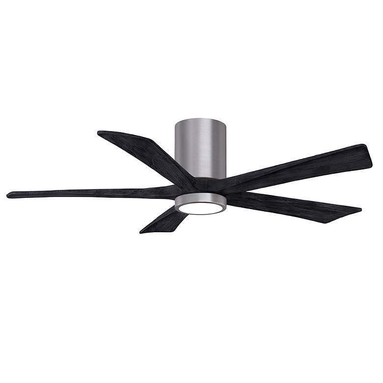 Image 4 52 inch Irene-5HLK Brushed Pewter and Matte Black Ceiling Fan more views