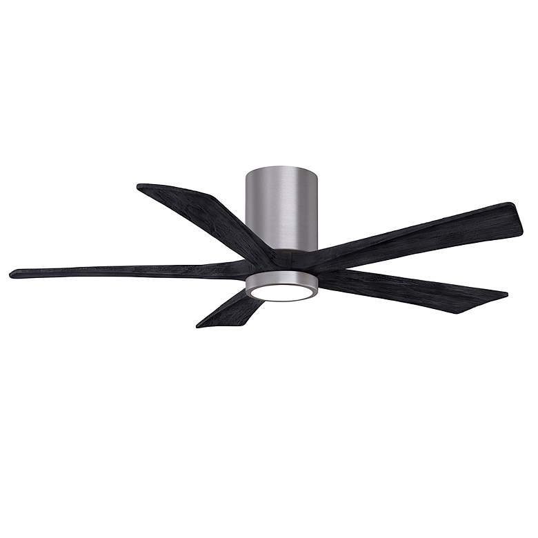 Image 3 52 inch Irene-5HLK Brushed Pewter and Matte Black Ceiling Fan more views