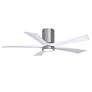 2_52" Irene-5HLK Brushed Pewter and Matte White Ceiling Fan more views