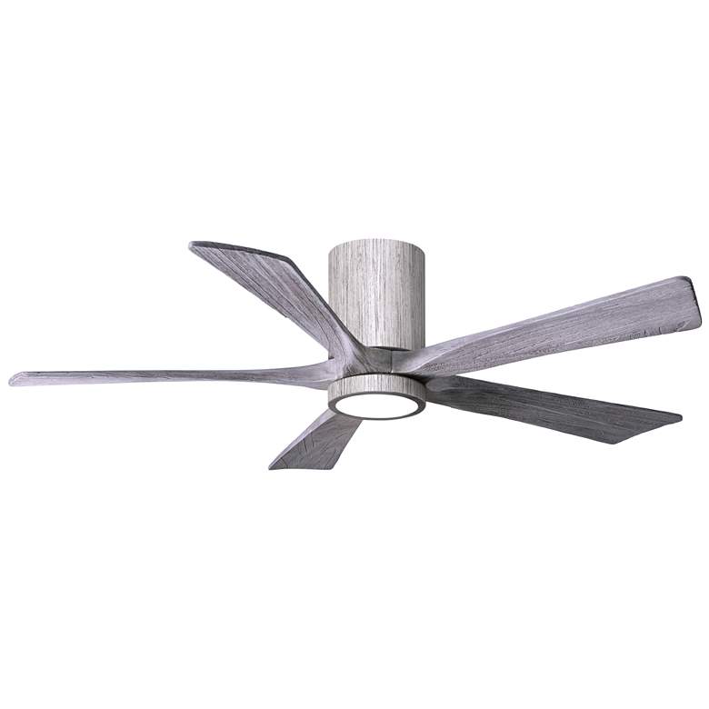 Image 1 52 inch Irene-5HLK LED Damp Barnwood Hugger Ceiling Fan with Remote