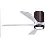 3_52" Irene-5HLK LED Damp Brushed Bronze White Ceiling Fan with Remote more views