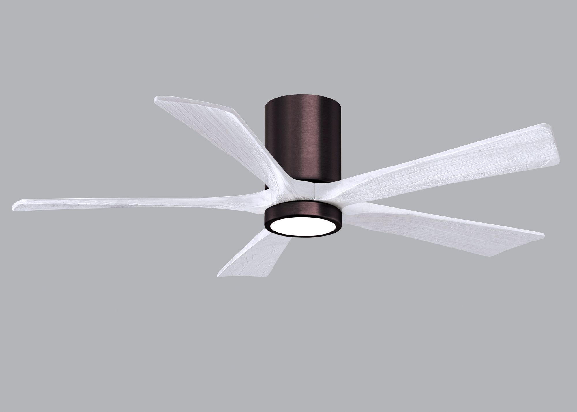 Image 6 52" Irene-5HLK LED Damp Brushed Bronze White Ceiling Fan with Remote more views