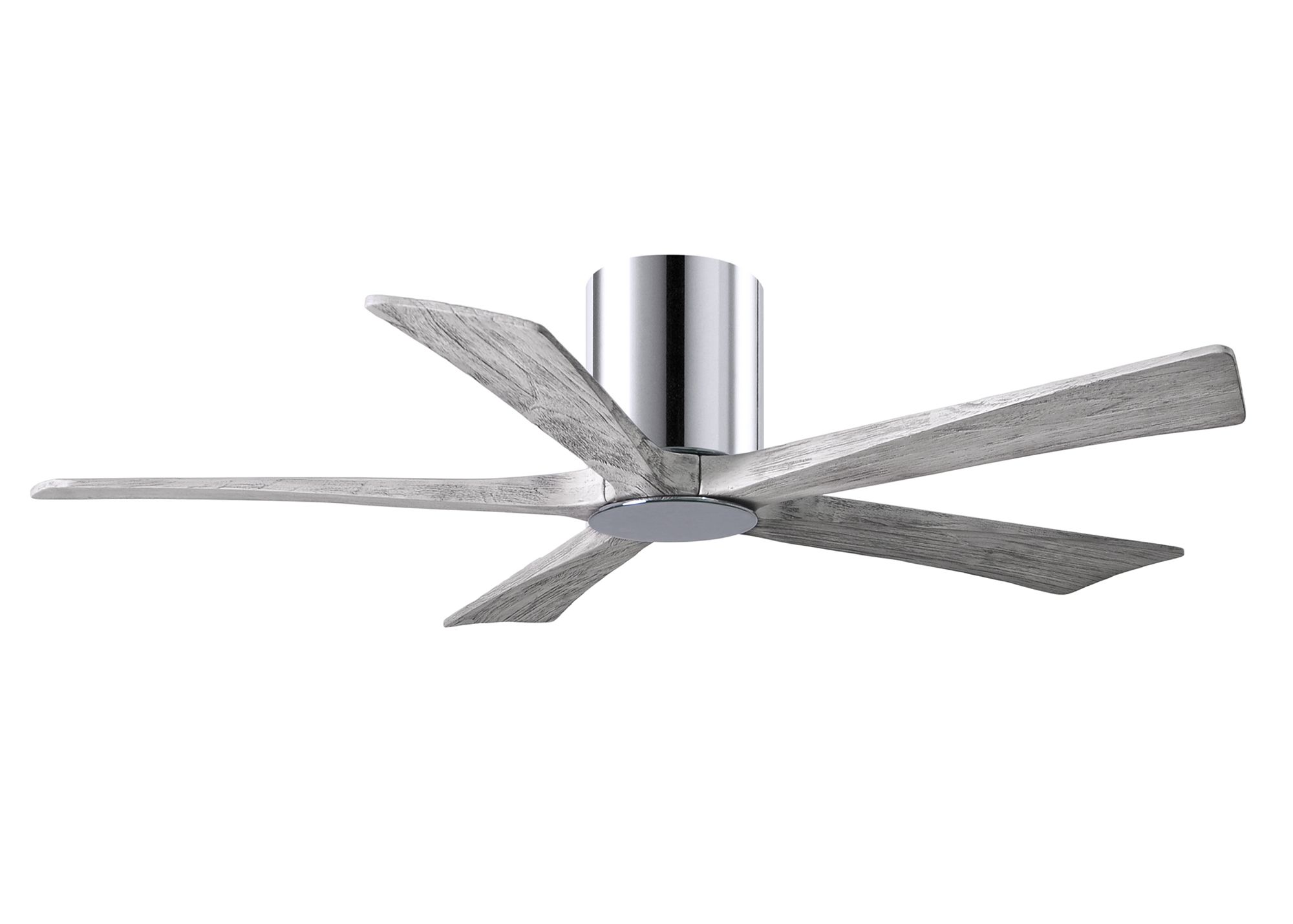 Image 2 52" Irene-5HLK LED Damp Chrome Barn Wood Ceiling Fan with Remote more views