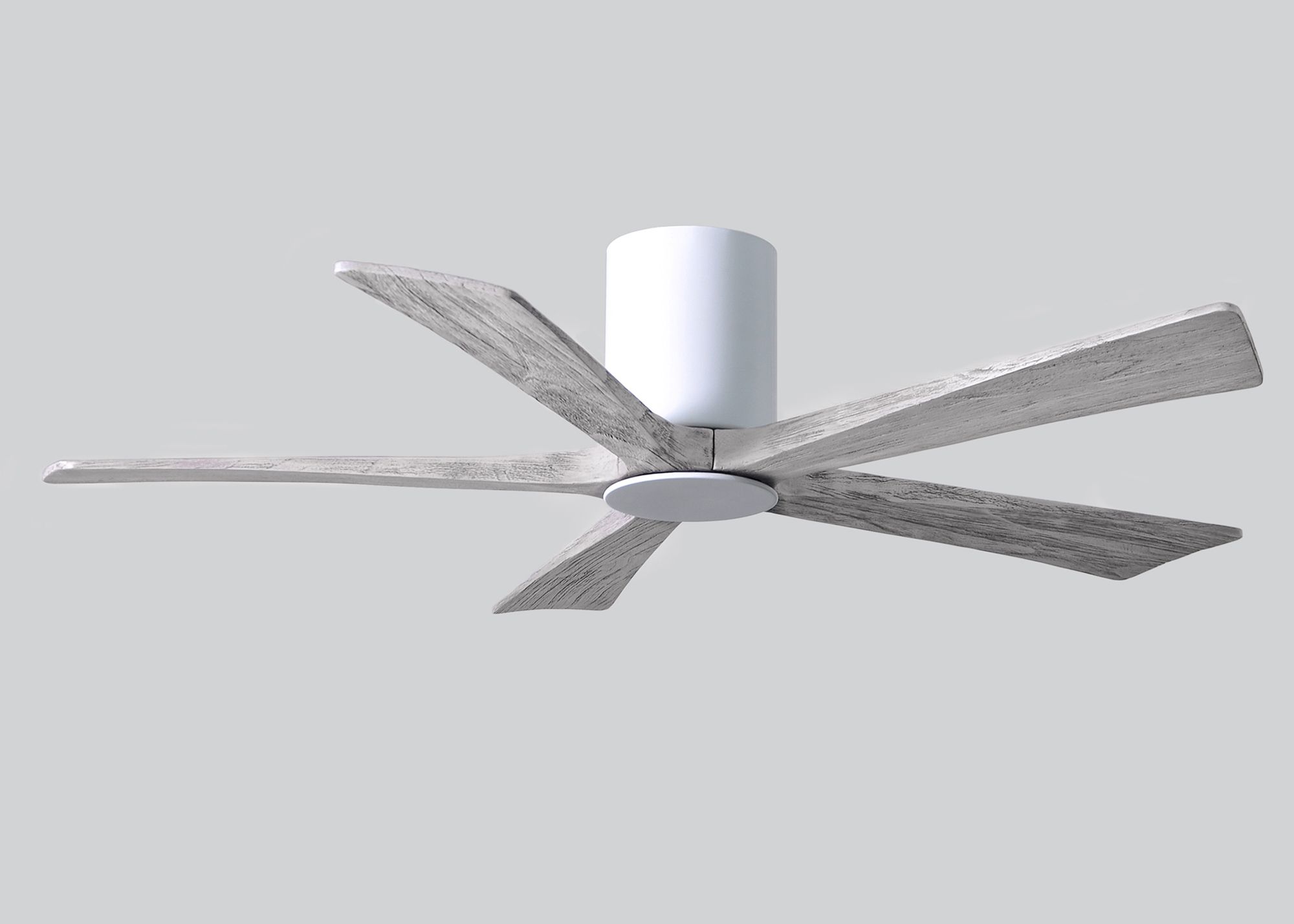 Image 6 52" Irene-5HLK LED Damp Gloss White Barn Wood Ceiling Fan with Remote more views