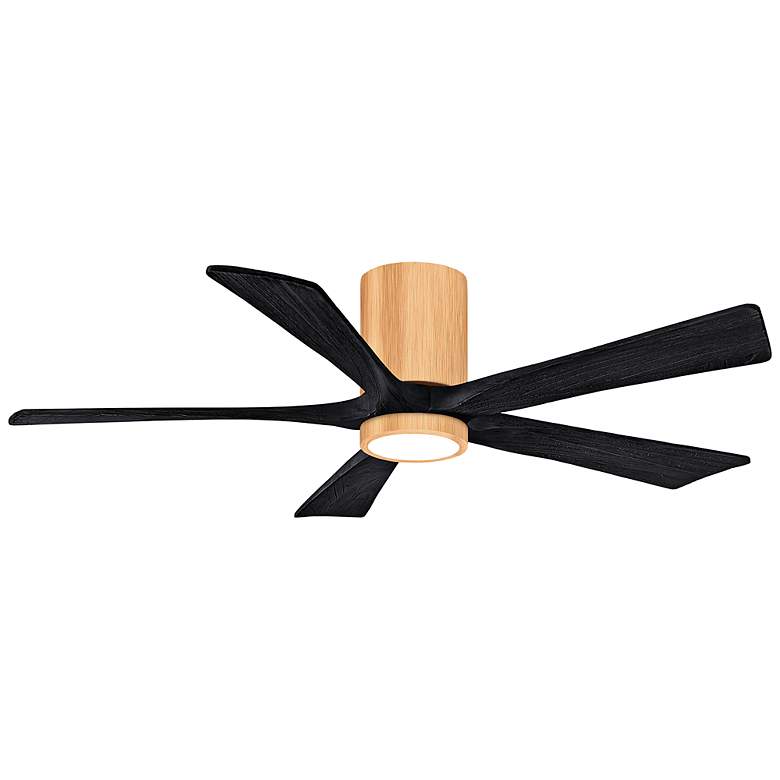Image 1 52" Irene-5HLK Light Maple and Matte Black Ceiling Fan