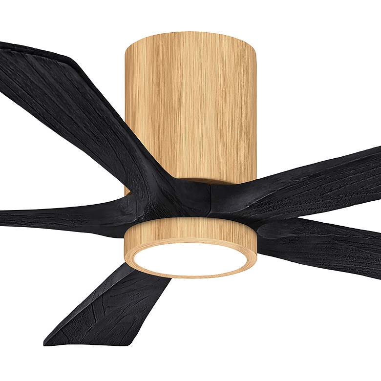 Image 5 52" Irene-5HLK Light Maple and Matte Black Ceiling Fan more views