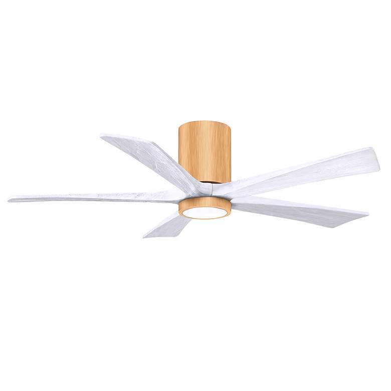 Image 2 52" Irene-5HLK Light Maple and Matte White Ceiling Fan more views