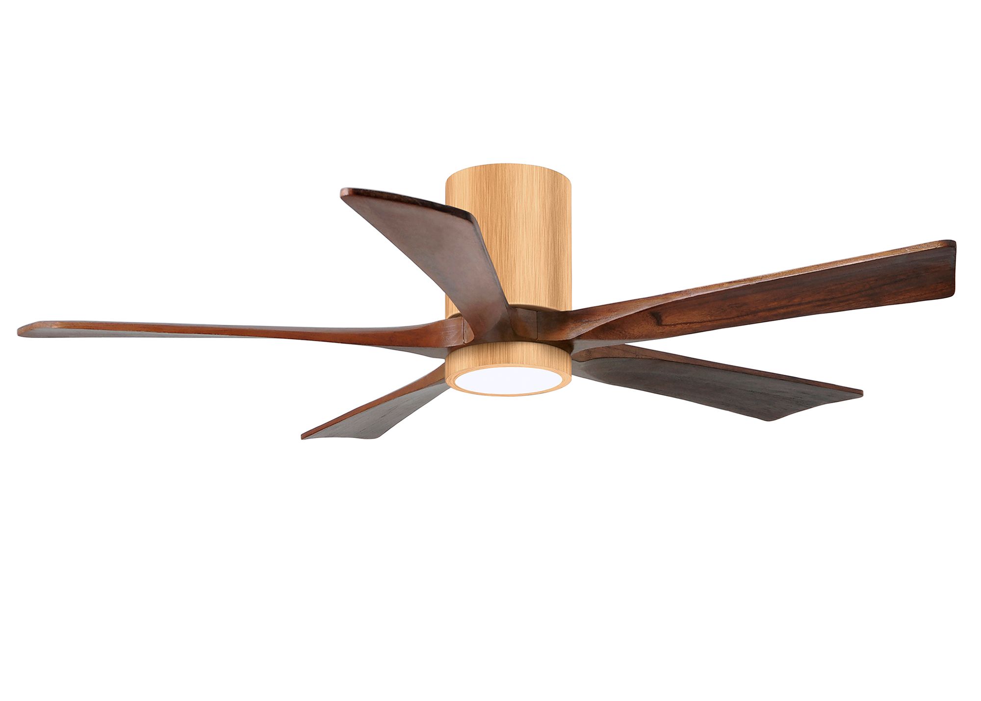 Image 2 52" Irene-5HLK Light Maple and Walnut Tone Ceiling Fan more views