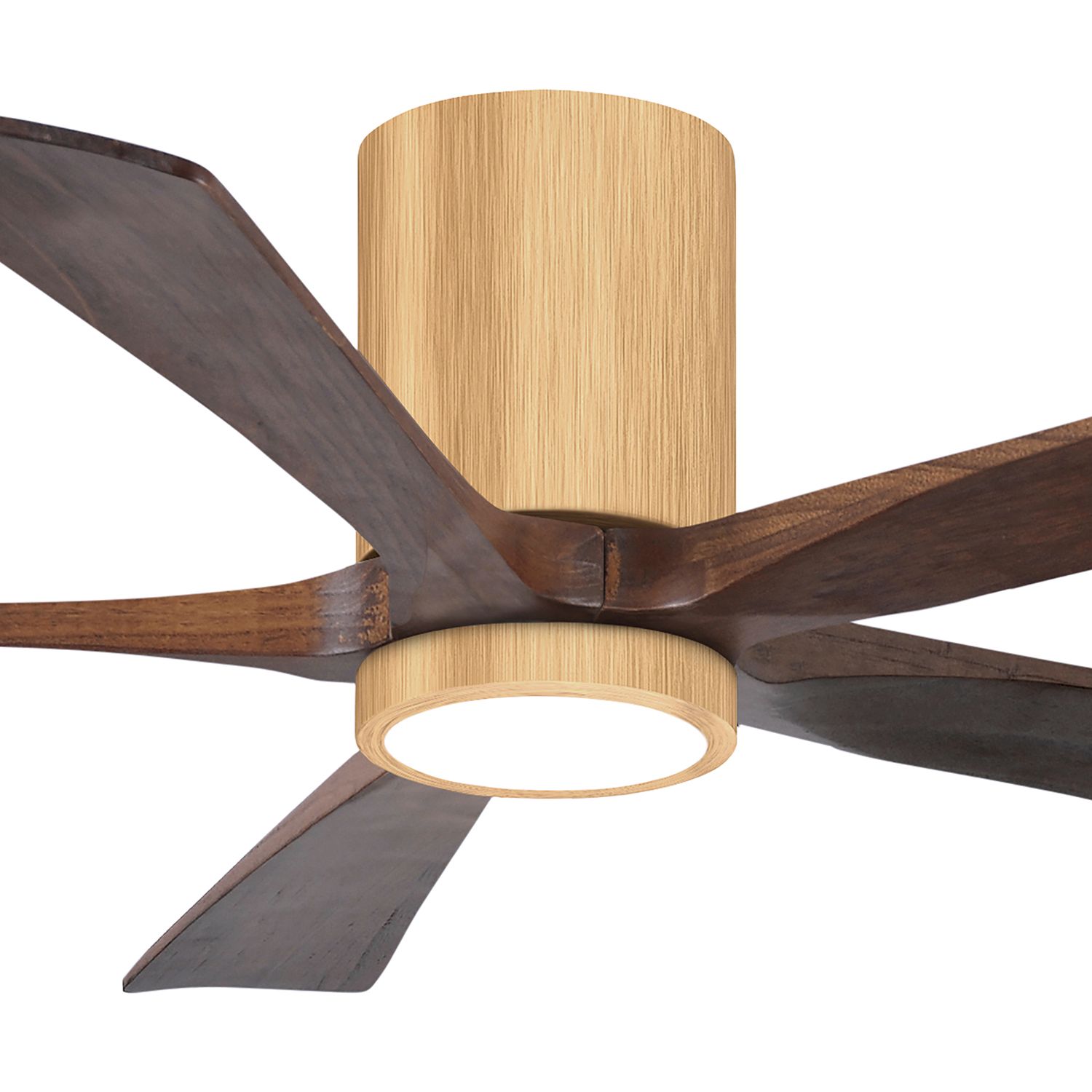 Image 5 52" Irene-5HLK Light Maple and Walnut Tone Ceiling Fan more views