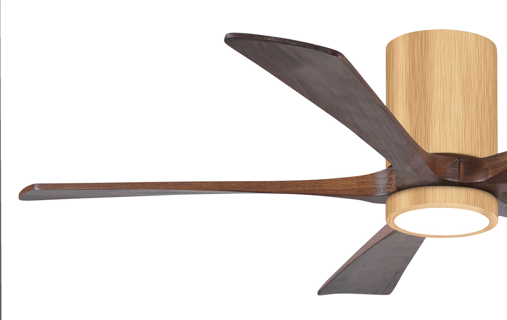 Image 6 52" Irene-5HLK Light Maple and Walnut Tone Ceiling Fan more views