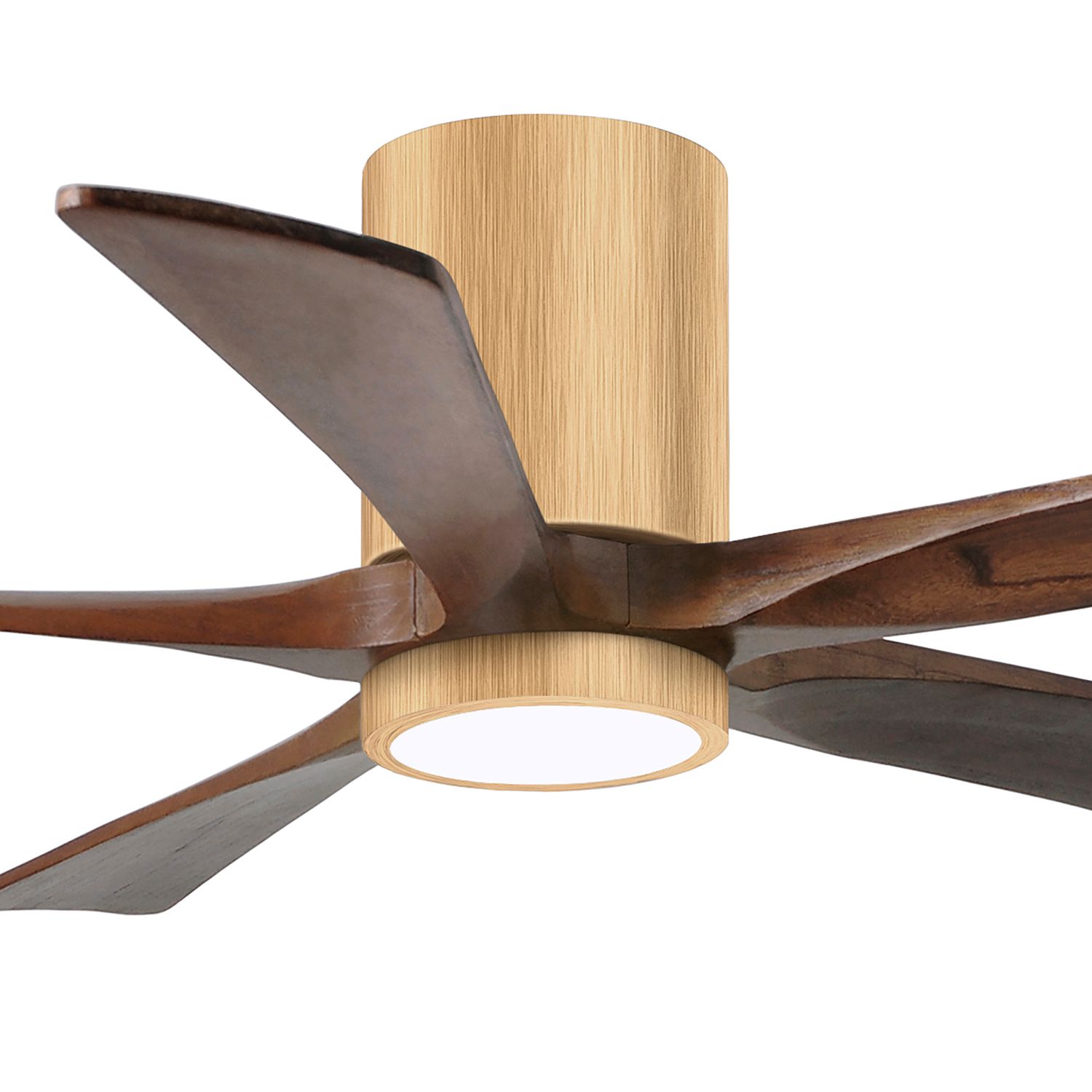 Image 7 52" Irene-5HLK Light Maple and Walnut Tone Ceiling Fan more views