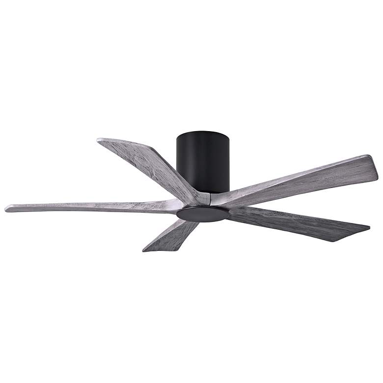 Image 3 52" Irene-5HLK Matte Black and Barn Wood LED Ceiling Fan more views