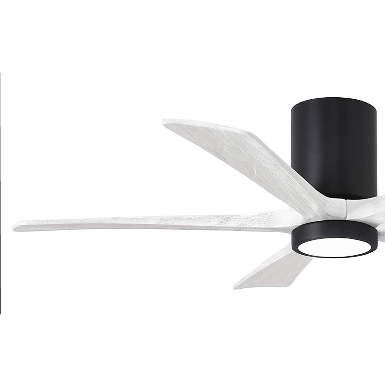 Image 3 52" Irene-5HLK Matte Black and Matte White LED Ceiling Fan more views