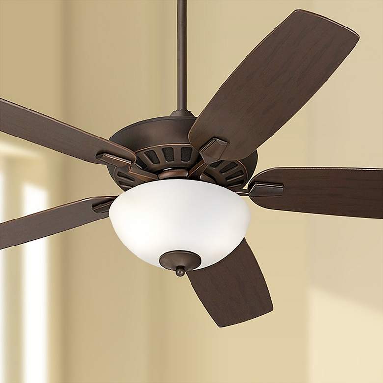 Image 1 52 inch Journey Bronze and Alabaster LED Ceiling Fan