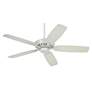 52" Journey White Ceiling Fan with Remote Control