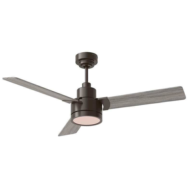Image 1 52" Jovie Aged Pewter Indoor/Outdoor LED Wall Control Ceiling Fan