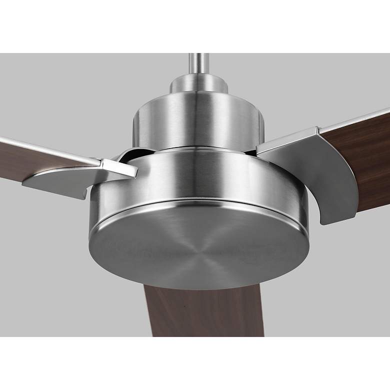Image 4 52" Jovie Brushed Steel Indoor/Outdoor Ceiling Fan with Wall Control more views
