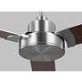 4_52" Jovie Brushed Steel Indoor/Outdoor Ceiling Fan with Wall Control more views