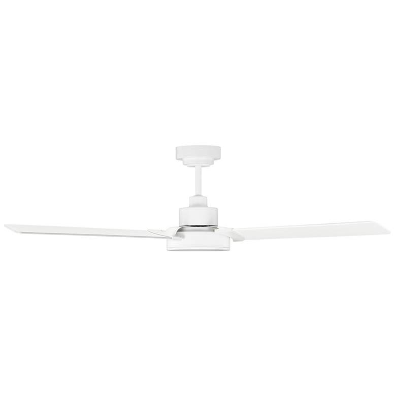 Image 2 52" Jovie Matte White Indoor/Outdoor Ceiling Fan with Wall Control more views