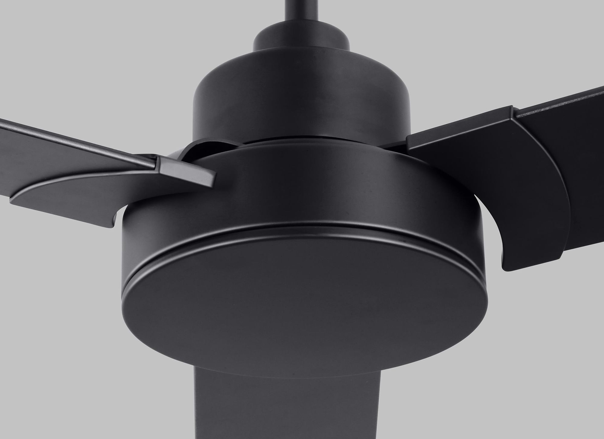 Image 2 52" Jovie Midnight Black Indoor/Outdoor Ceiling Fan with Wall Control more views
