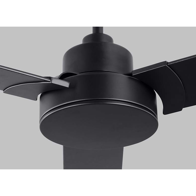 Image 2 52" Jovie Midnight Black Indoor/Outdoor Ceiling Fan with Wall Control more views