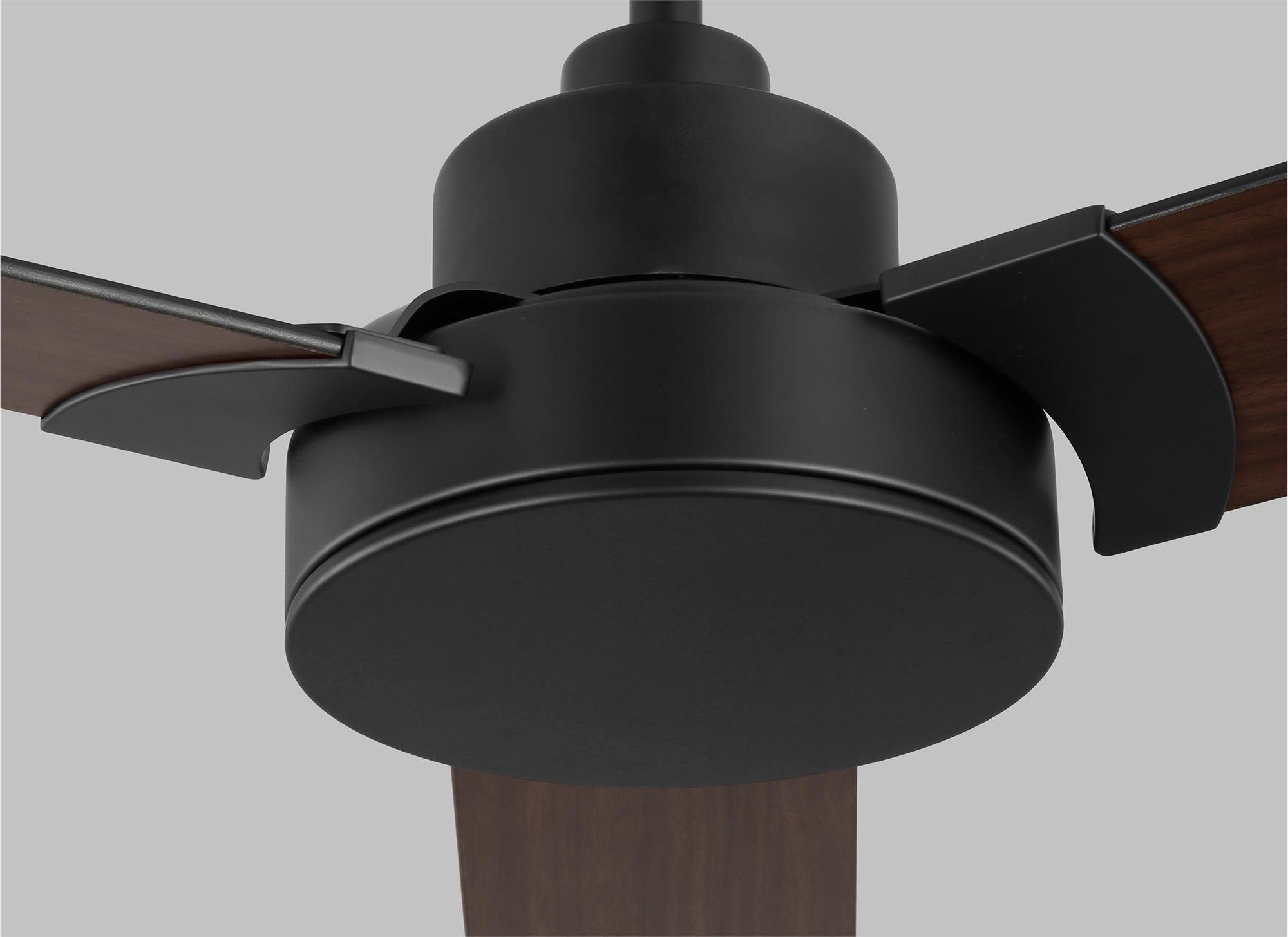 Image 3 52" Jovie Midnight Black Indoor/Outdoor Ceiling Fan with Wall Control more views