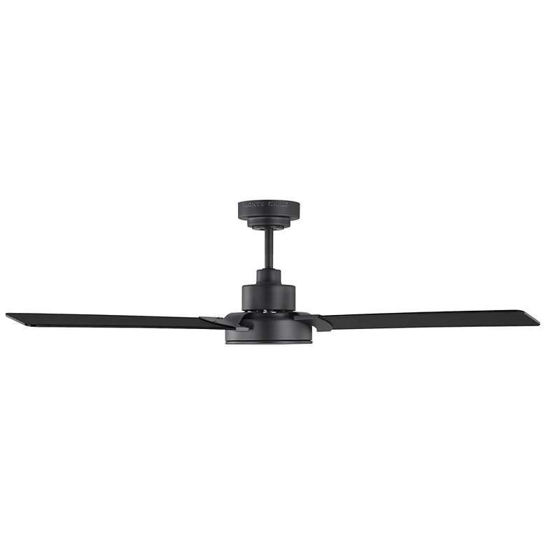 Image 4 52" Jovie Midnight Black Indoor/Outdoor Ceiling Fan with Wall Control more views