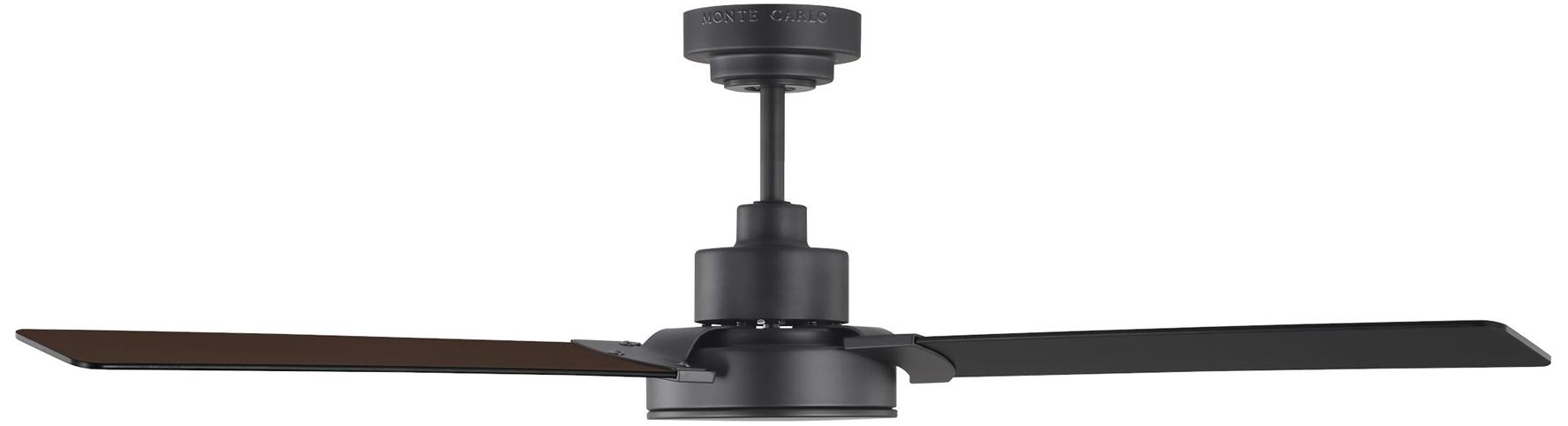Image 5 52" Jovie Midnight Black Indoor/Outdoor Ceiling Fan with Wall Control more views
