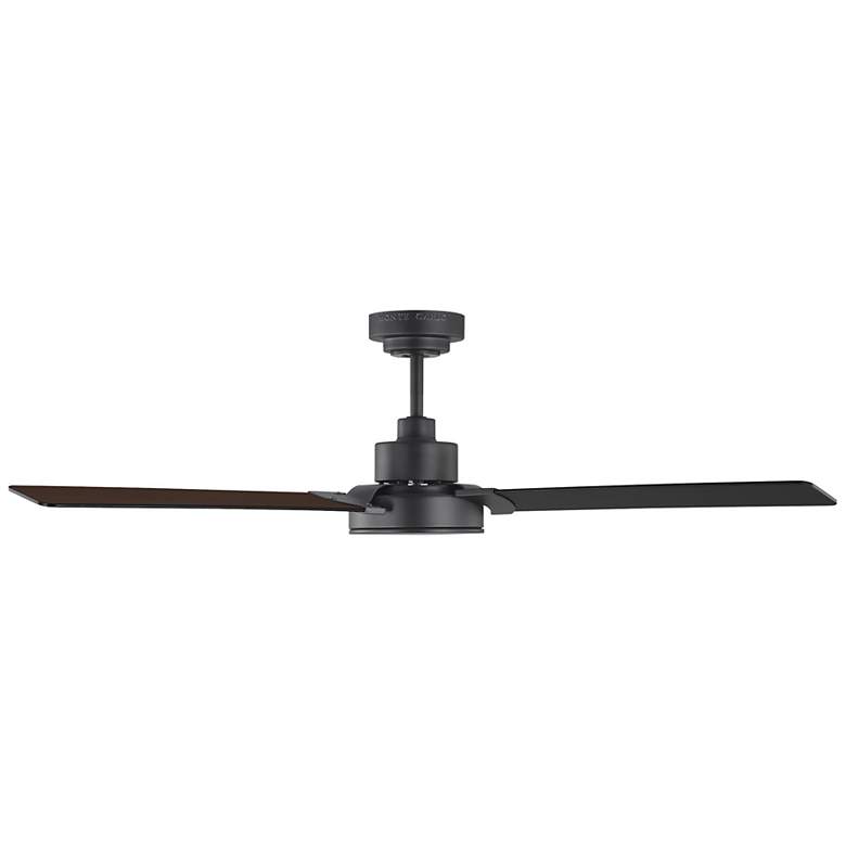 Image 5 52" Jovie Midnight Black Indoor/Outdoor Ceiling Fan with Wall Control more views