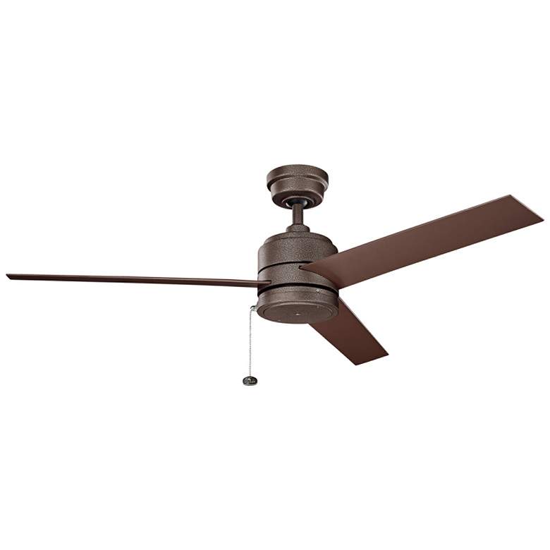 Image 2 52" Kichler Arkwet Climates Copper Wet Rated Pull Chain Ceiling Fan