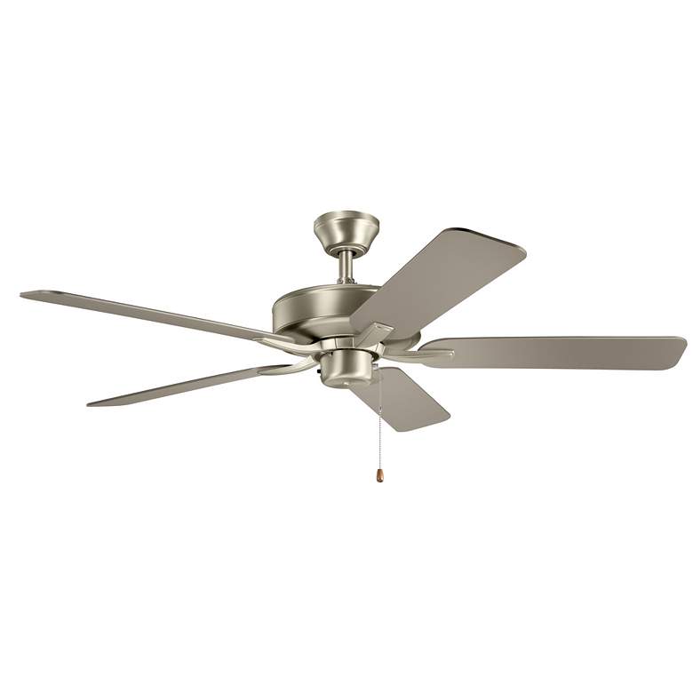 Image 3 52" Kichler Basics Pro Brushed Nickel Ceiling Fan more views