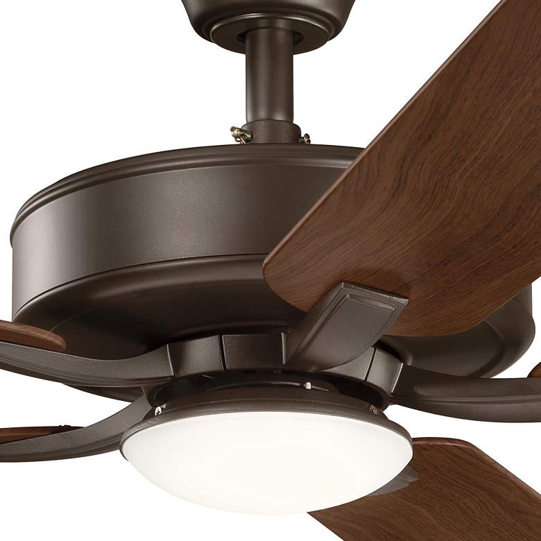 Image 5 52" Kichler Basics Pro Designer Bronze LED Ceiling Fan more views