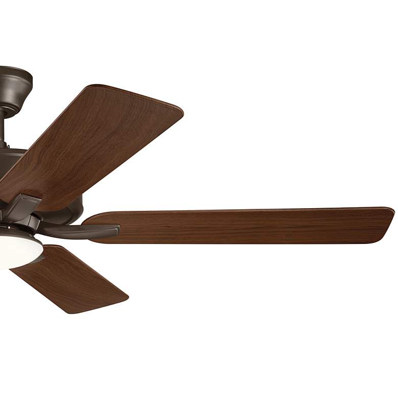 Image 6 52" Kichler Basics Pro Designer Bronze LED Ceiling Fan more views