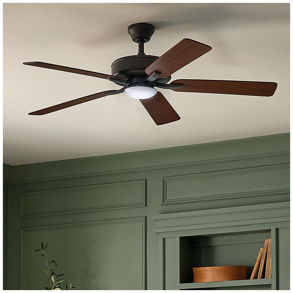 Image 7 52" Kichler Basics Pro Designer Bronze LED Ceiling Fan more views