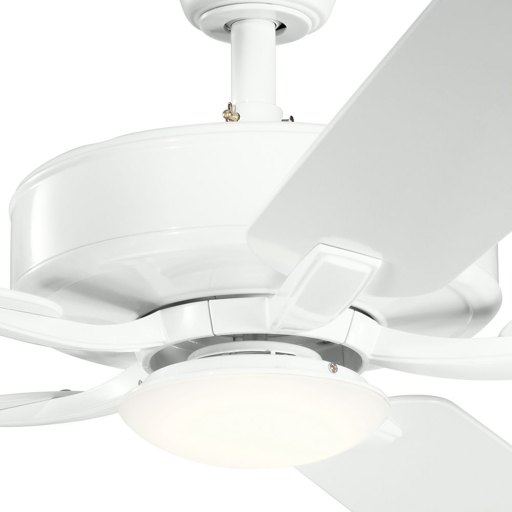 Image 2 52" Kichler Basics Pro Designer Matte White LED Ceiling Fan more views