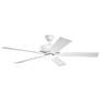 1_52" Kichler Basics Pro Designer White LED Ceiling Fan