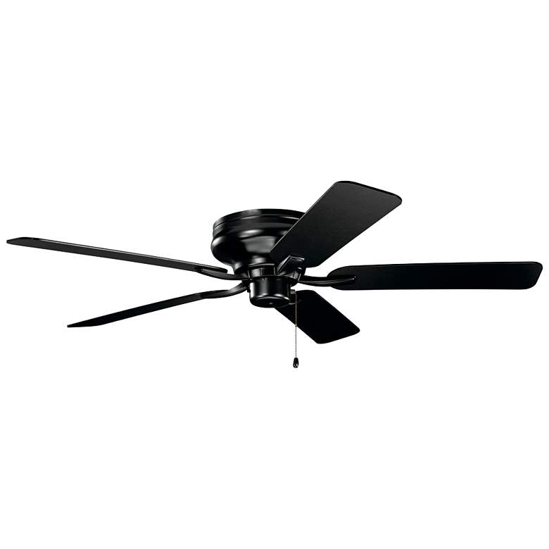Image 1 52 inch Kichler Basics Pro Legacy Satin Black Ceiling Fan