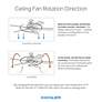 Thumbnail3 of 52" Kichler Basics Pro Legacy Walnut Blades Pull Chain Ceiling Fan more views