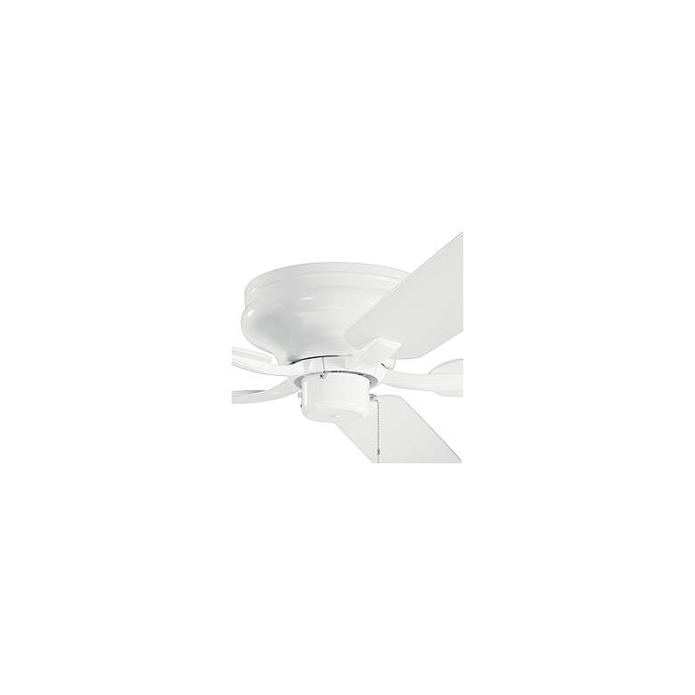 Image 2 52 inch Kichler Basics Pro Legacy White Finish Indoor Fan with Pull Chain more views